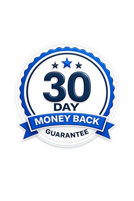 30-day money back guarantee